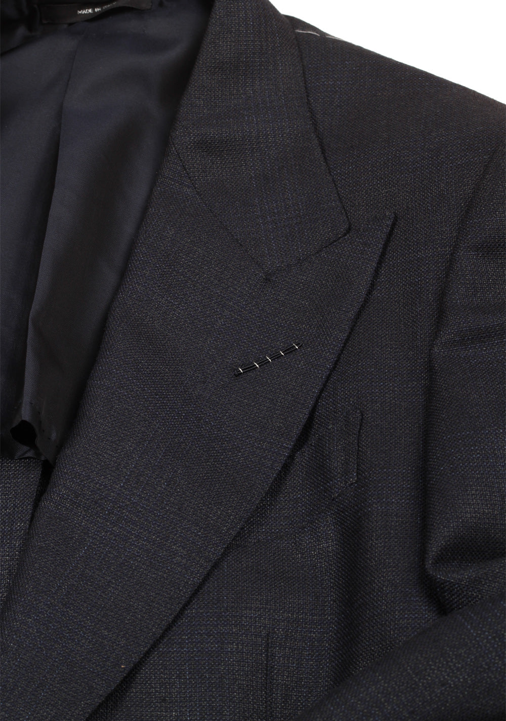 TOM FORD Shelton Checked Blue Sport Coat Size 46 / 36R