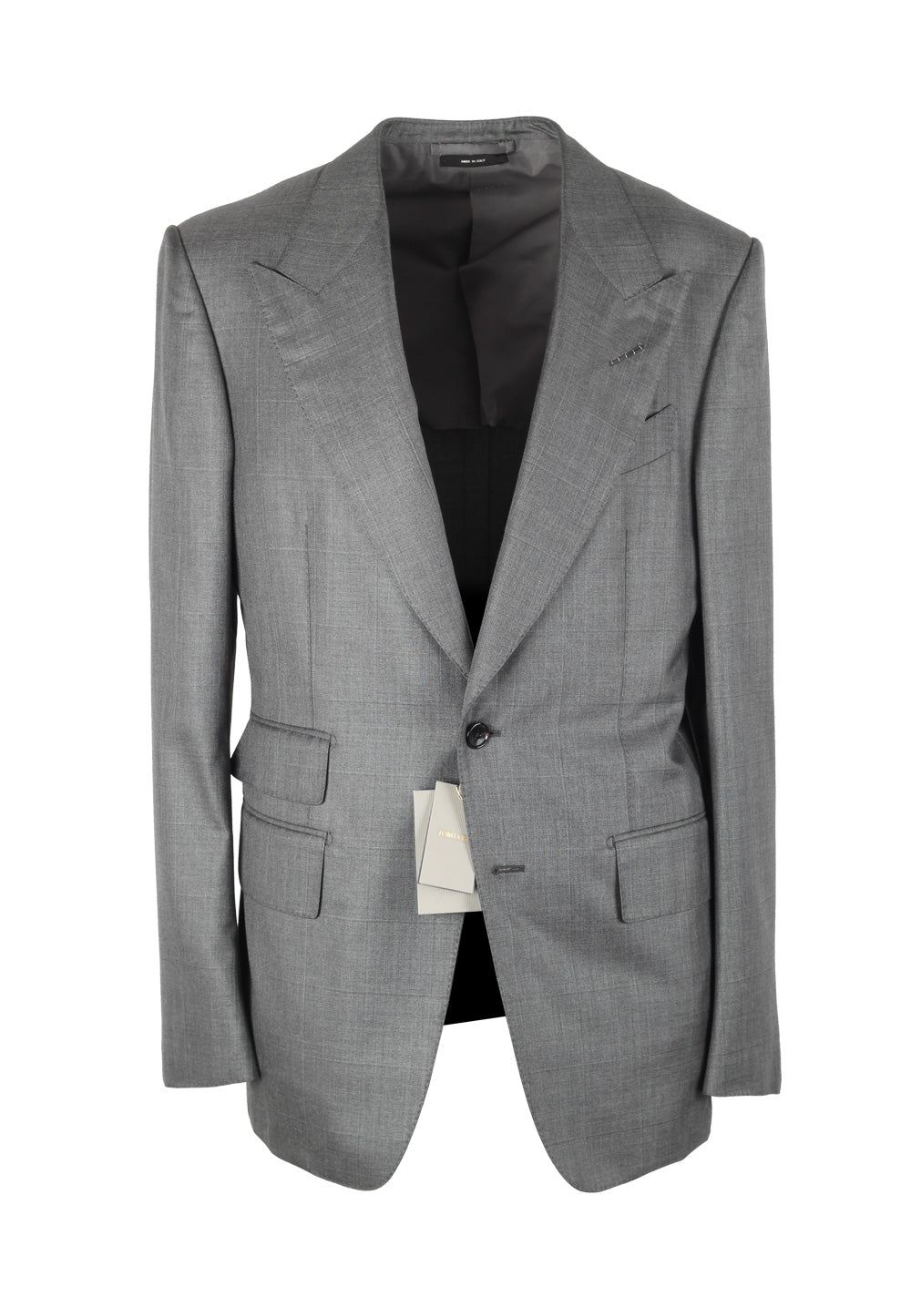 TOM FORD O’Connor Checked Gray Sport Coat Size 48 / 38R U.S. Silk Wool Fit Y