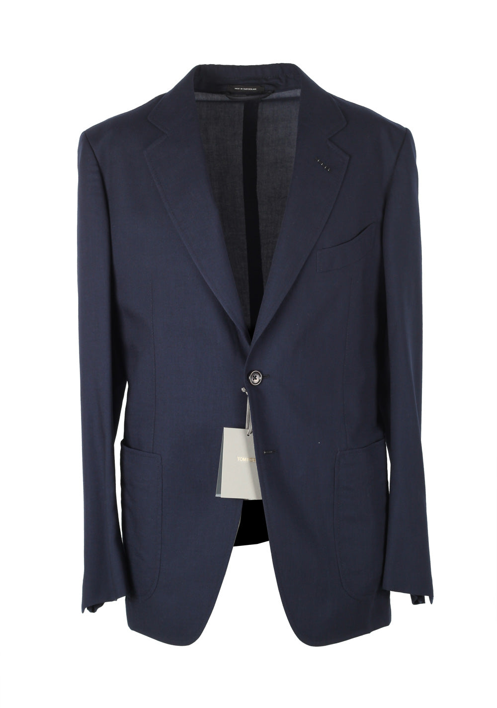 TOM FORD Shelton Navy Suit Size 48 / 38R U.S. In Cashmere