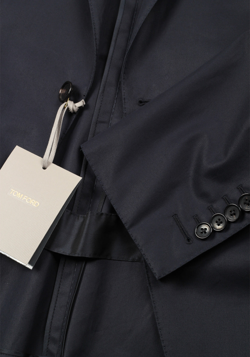 TOM FORD O'Connor Navy Suit Size 50 / 40R U.S. In Cotton Fit Y