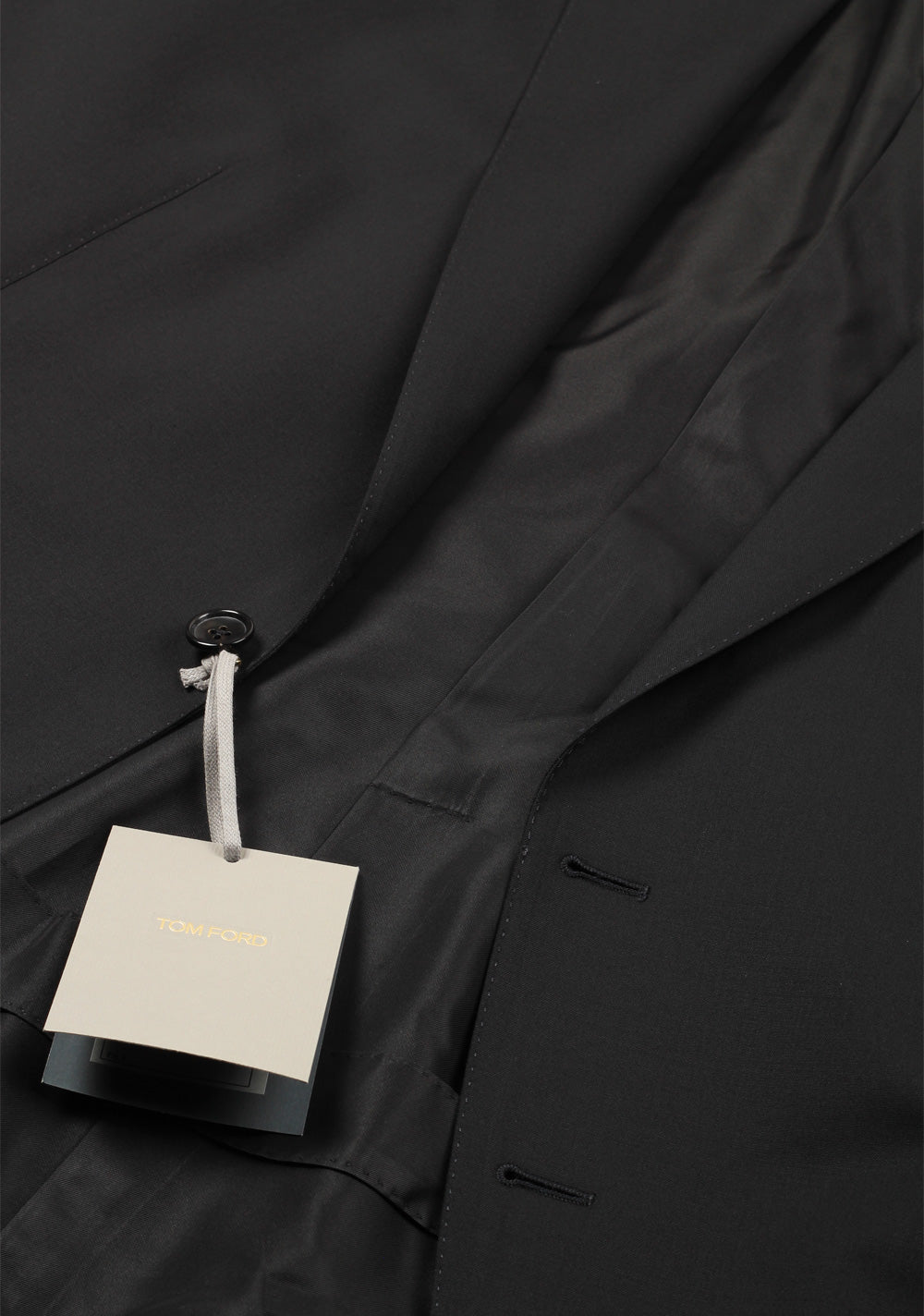 TOM FORD O'Connor Black Suit Size 58 / 48R U.S. Wool Fit Y