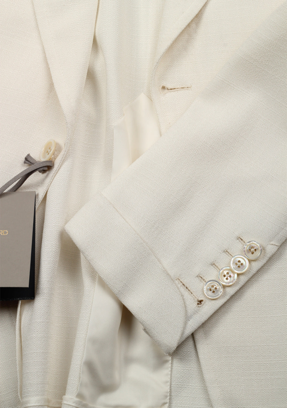 TOM FORD O’Connor Off White Sport Coat Size 46 / 36R Fit Y