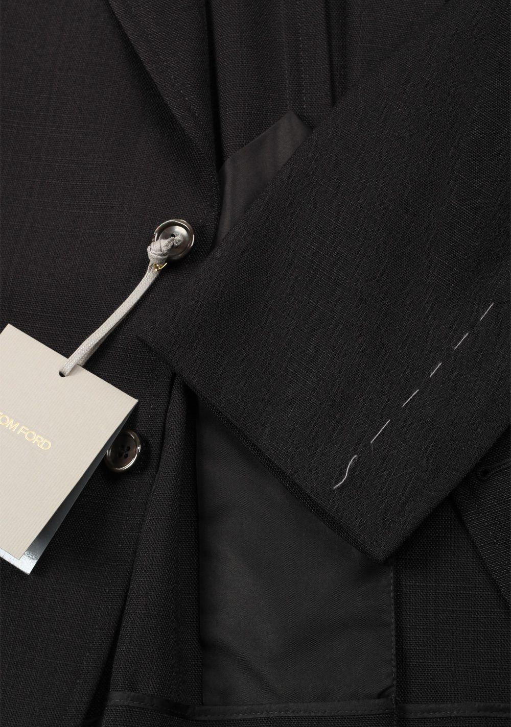 TOM FORD Shelton Black Sport Coat Size 54 / 44R U.S. In Rayon