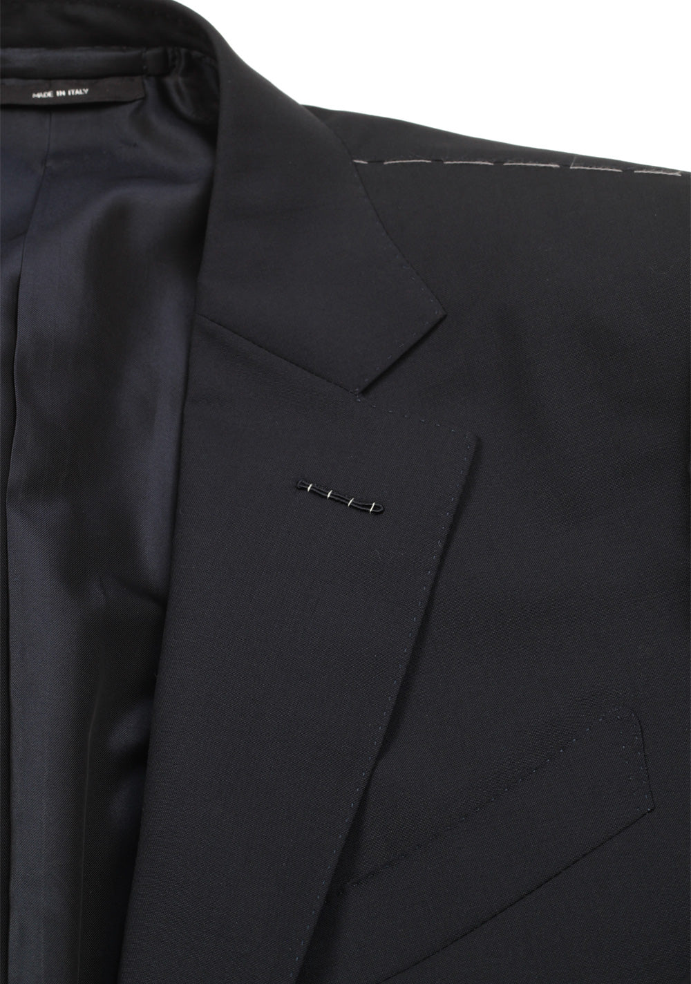 TOM FORD O'Connor Solid Black Suit Size 48 / 38R U.S. Wool Fit Y