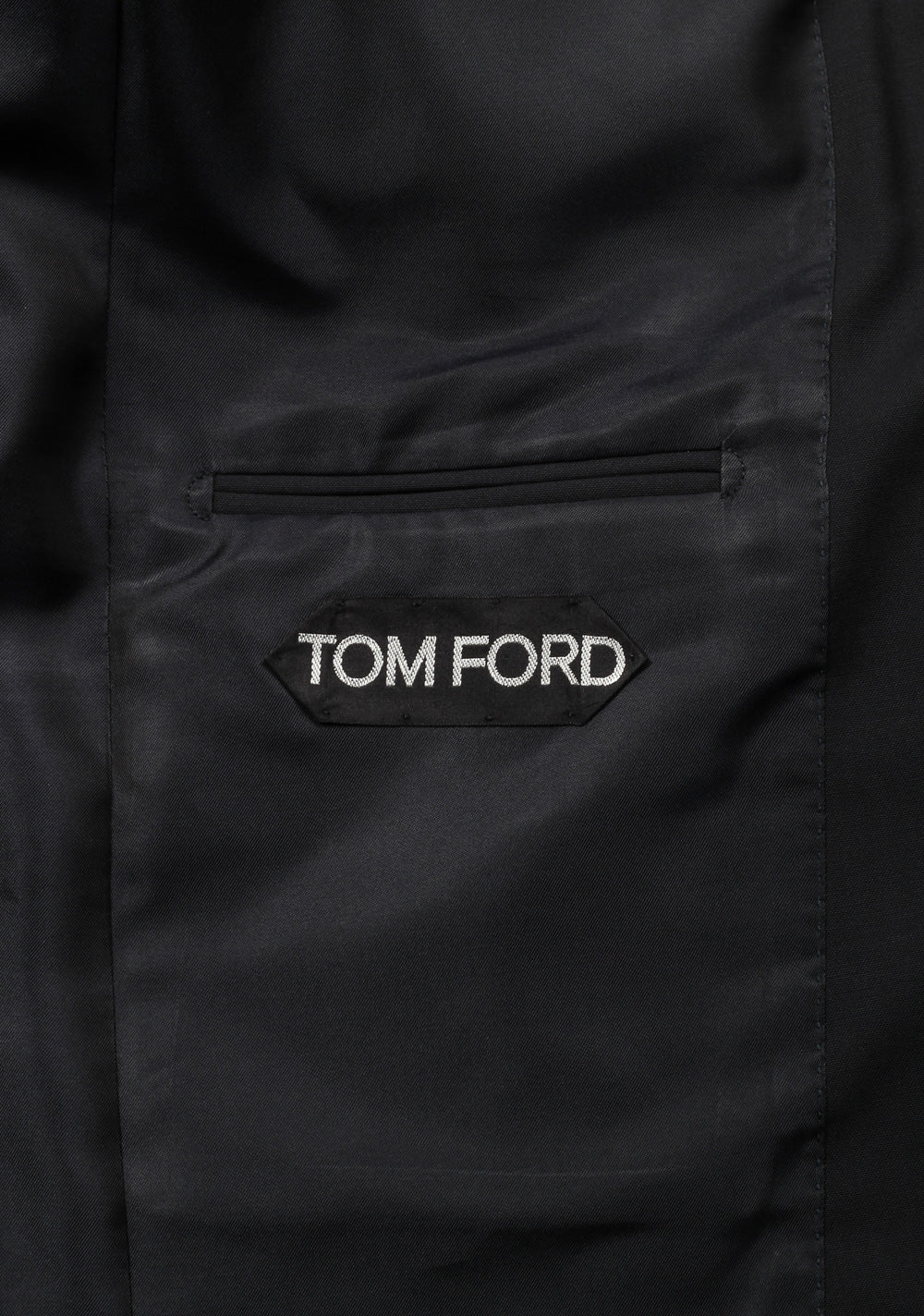 TOM FORD O'Connor Solid Black Suit Size 48 / 38R U.S. Wool Fit Y
