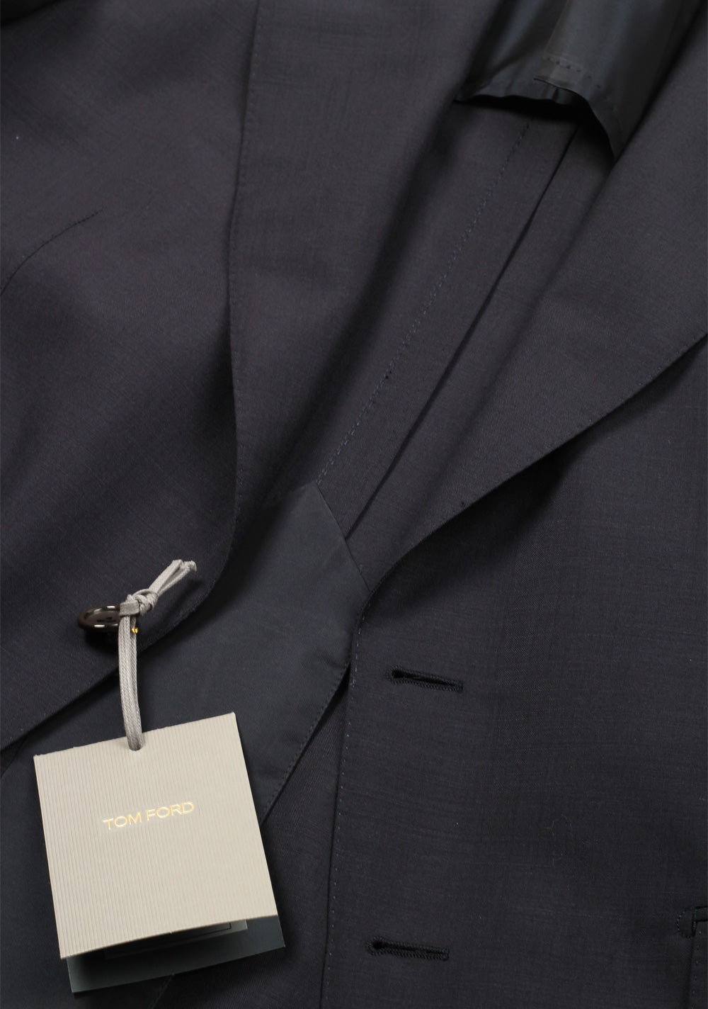TOM FORD Shelton Blue Suit Size 50 / 40R U.S. In Mohair Wool