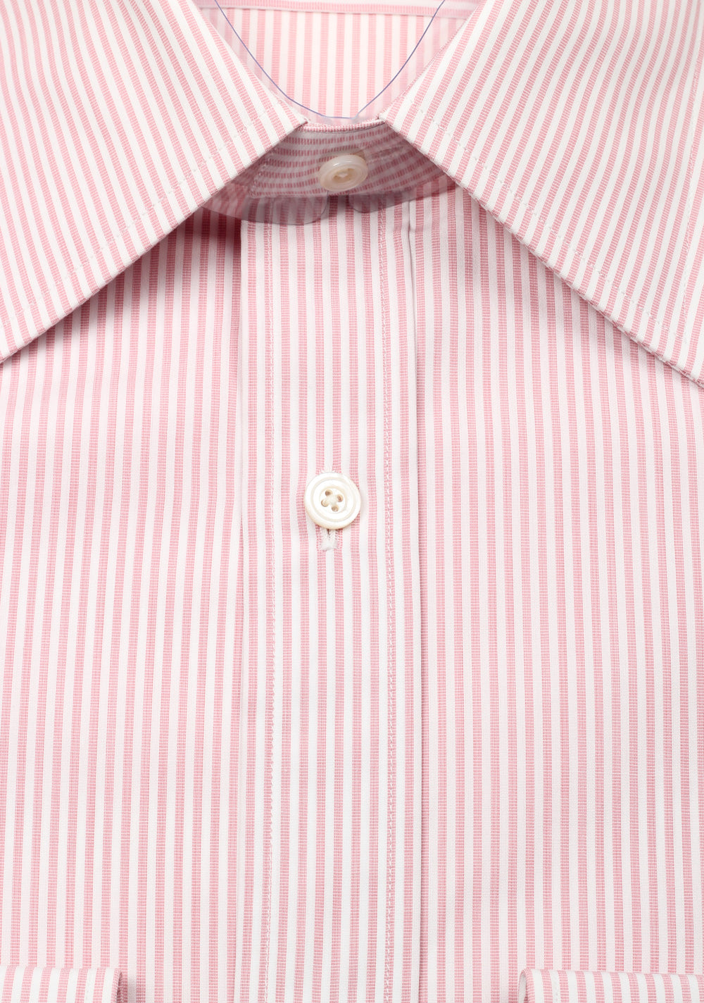 TOM FORD Striped White Pink Dress Shirt Size 40 / 15,75 U.S.