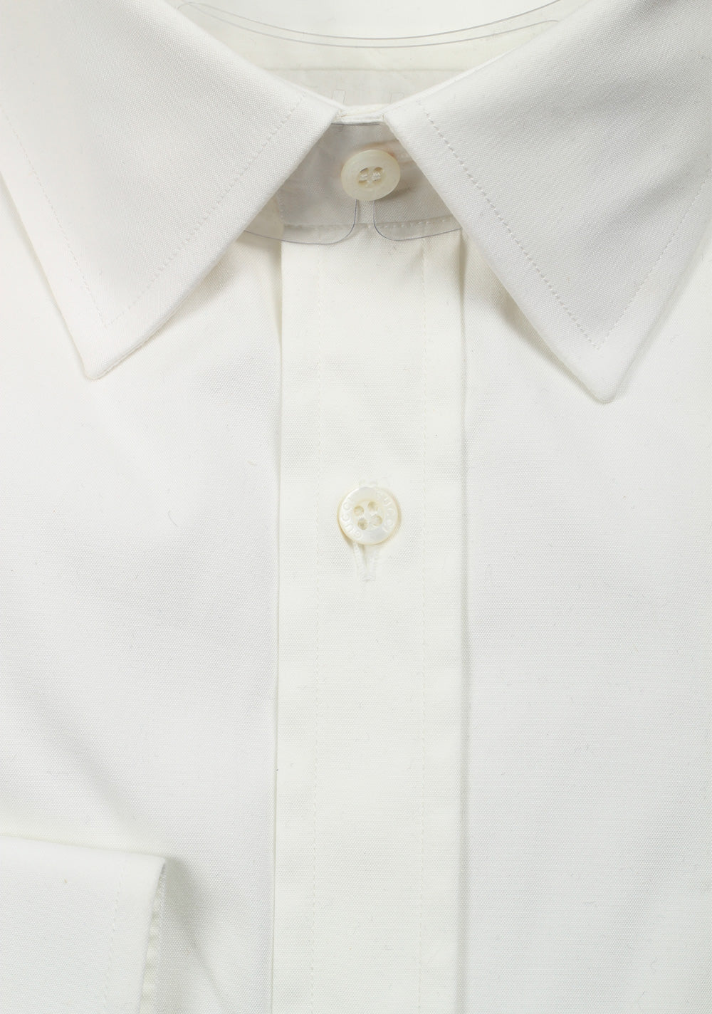 Gucci Solid Off White Dress Shirt Size 43 / 17 U.S. Slim
