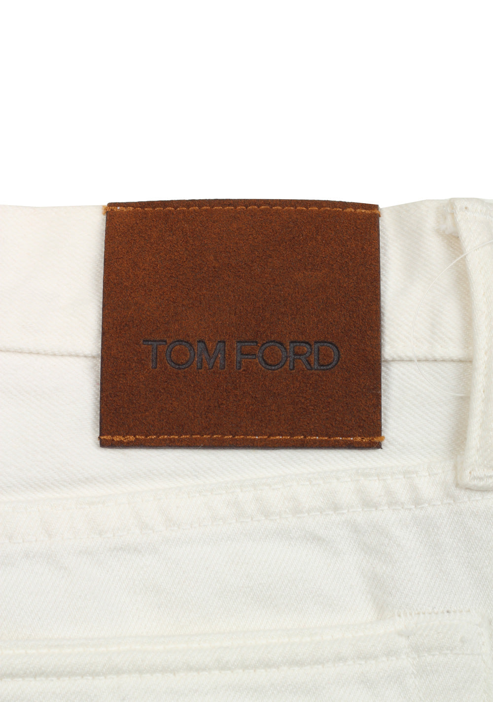 TOM FORD Off White Slim Fit Jeans TFD001 Size 50 / 34 U.S.