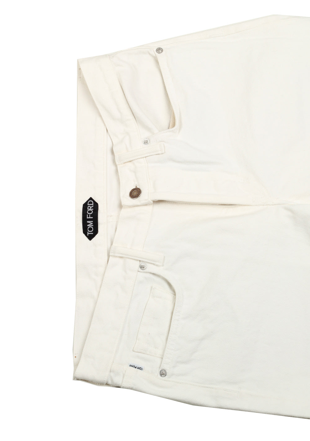 TOM FORD Off White Slim Fit Jeans TFD001 Size 50 / 34 U.S.