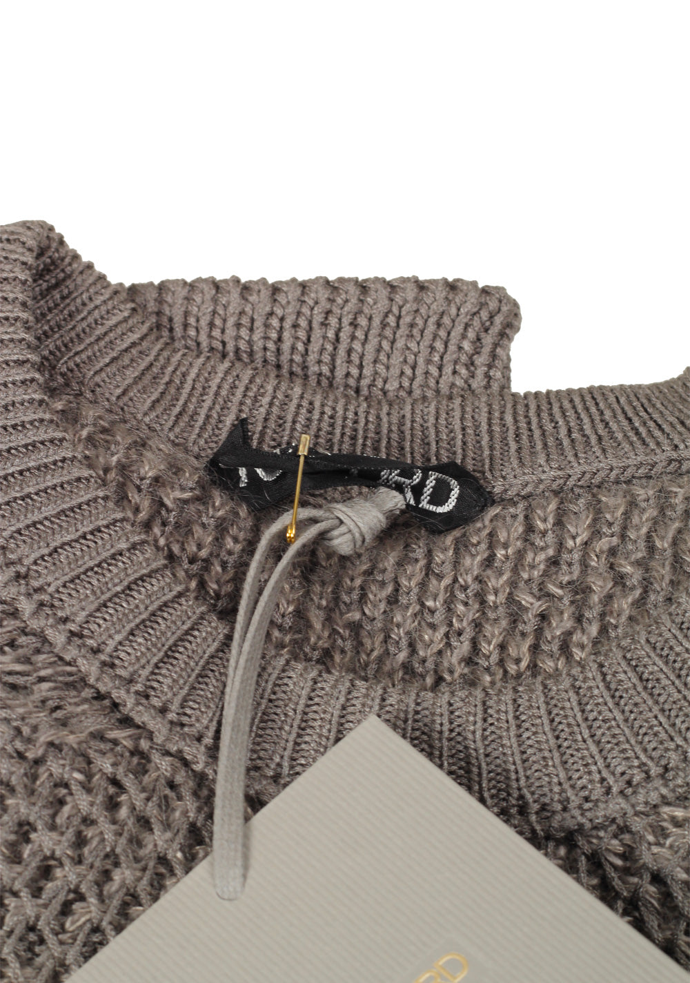 TOM FORD Brown Crew Neck Sweater Size 48 / 38R U.S. In Silk