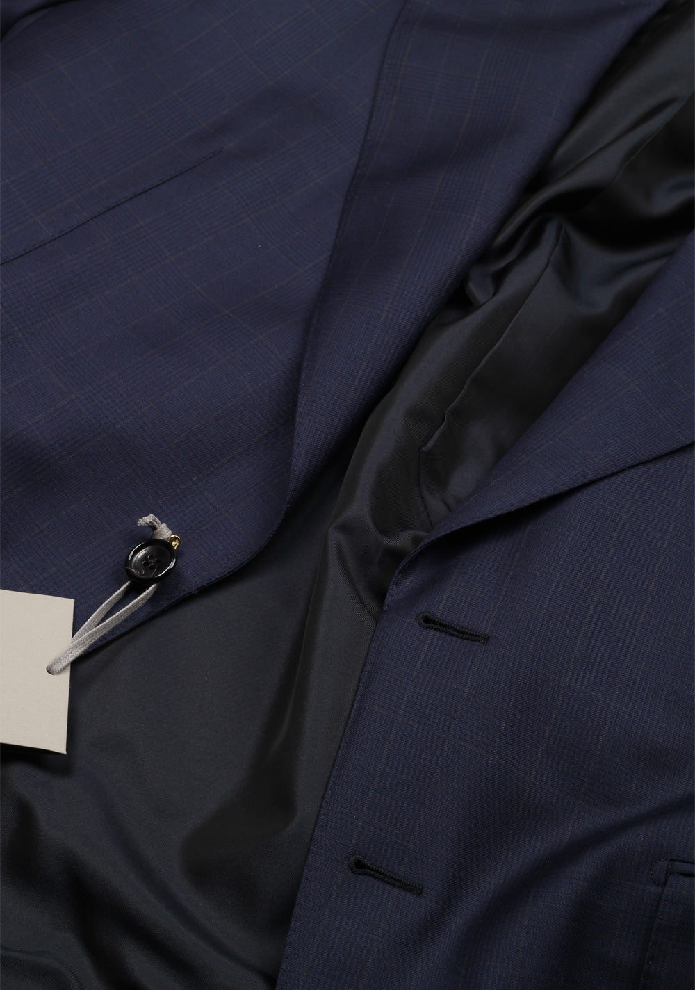 TOM FORD Shelton Blue Checked Suit Size 52 / 42R U.S. In Wool