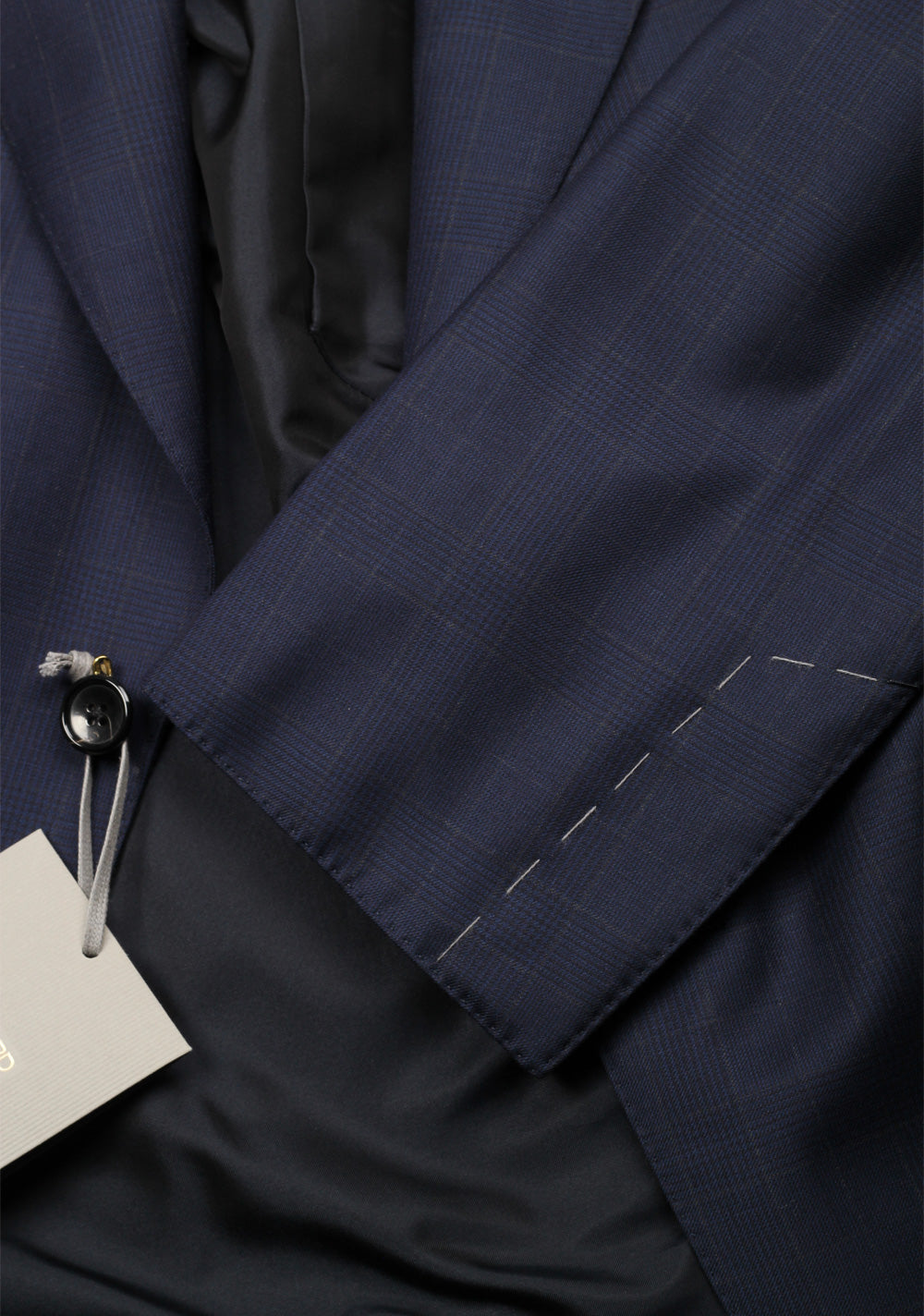 TOM FORD Shelton Blue Checked Suit Size 52 / 42R U.S. In Wool