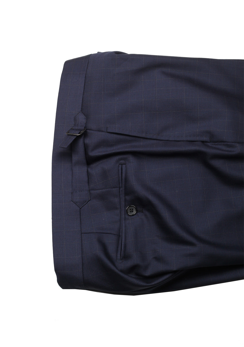 TOM FORD Shelton Blue Checked Suit Size 52 / 42R U.S. In Wool