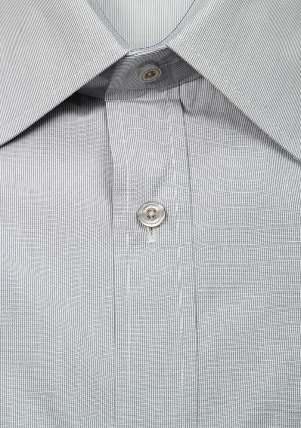 TOM FORD Striped White Blue Dress Shirt Size 40 / 15,75 U.S.