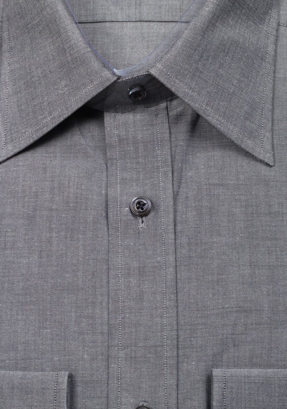 TOM FORD Solid Gray Dress Shirt Size 40 / 15,75 U.S.
