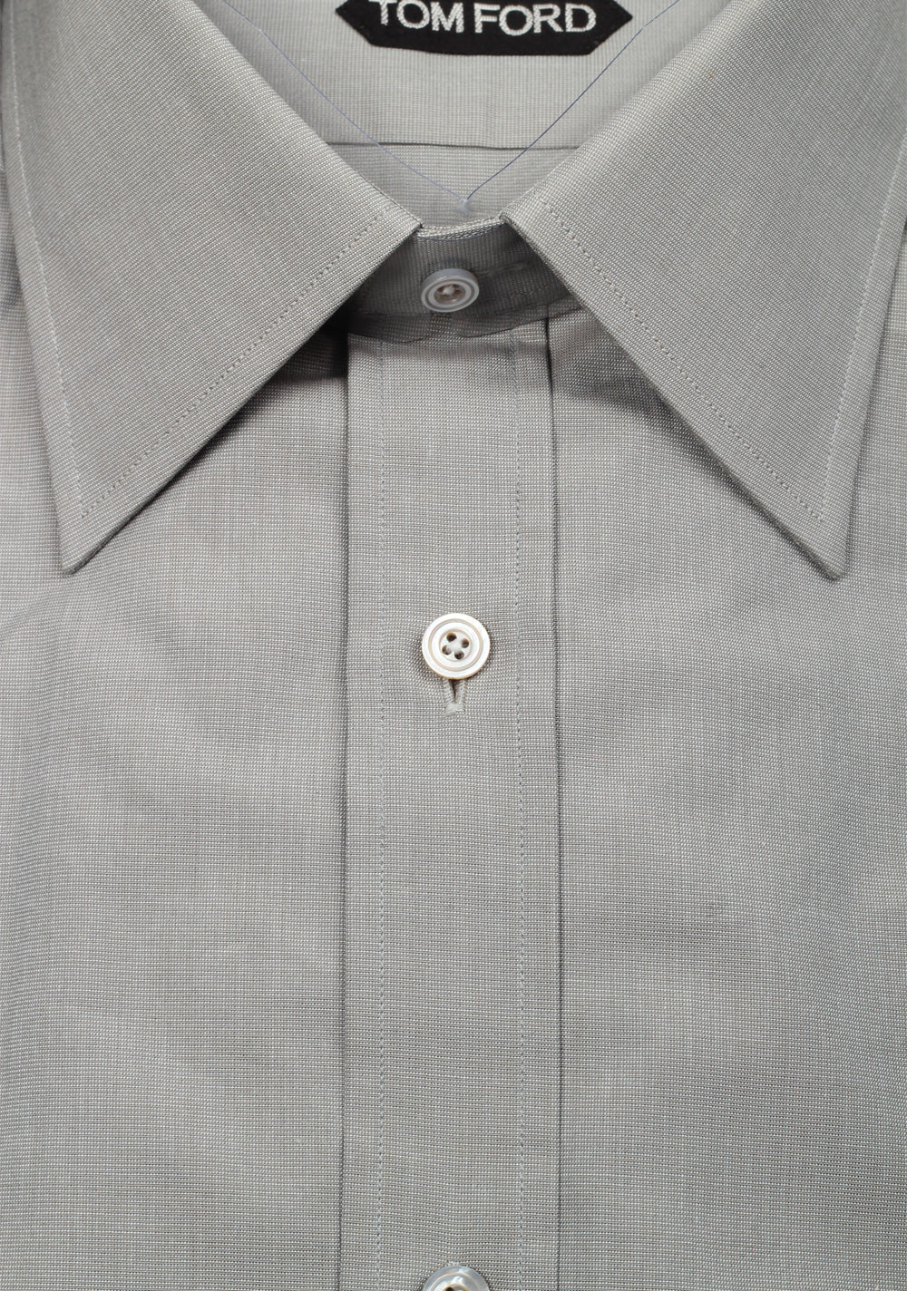 TOM FORD Solid Gray Dress Shirt Size 40 / 15,75 U.S.
