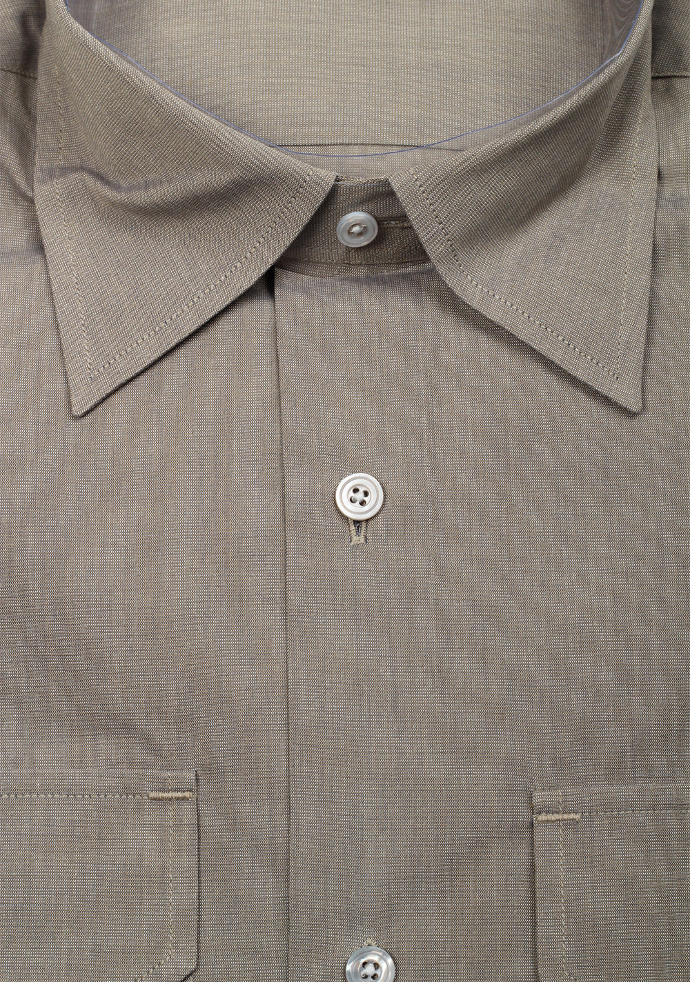 TOM FORD Solid Brown Casual Shirt Size 40 / 15,75 U.S.