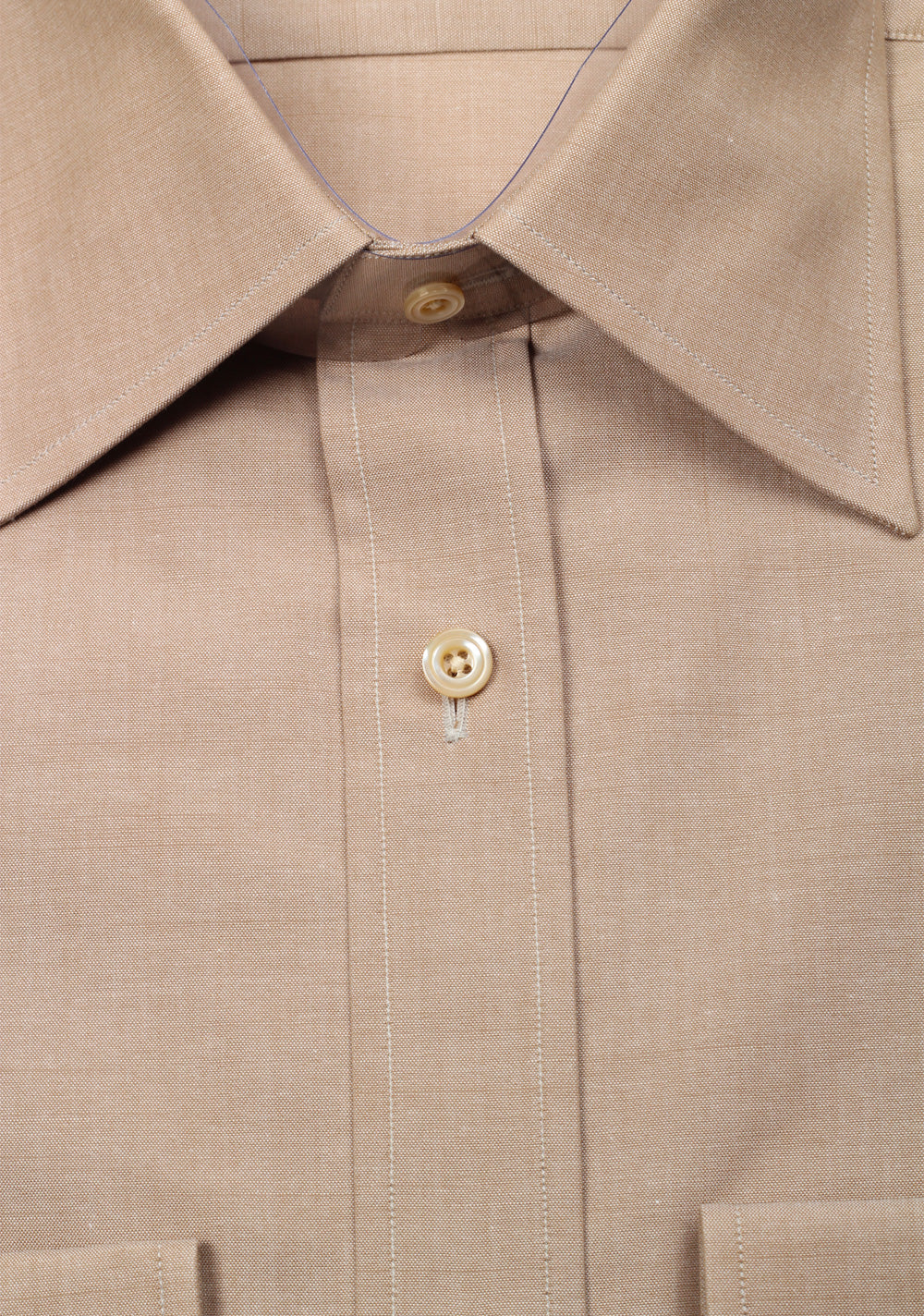 TOM FORD Solid Beige Dress Shirt Size 40 / 15,75 U.S.