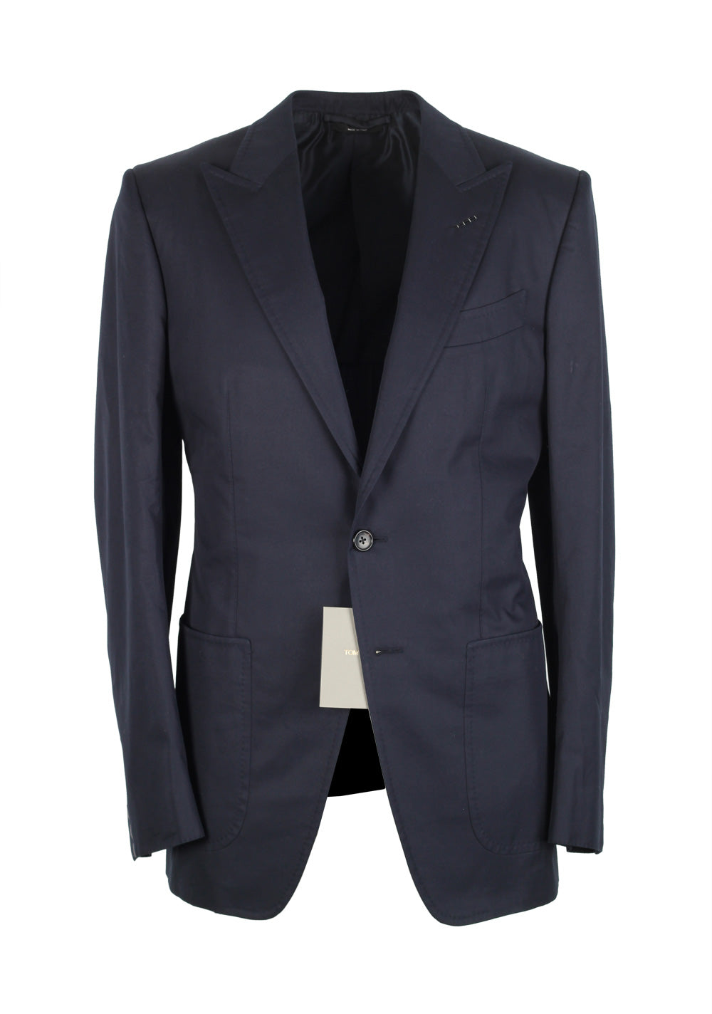 TOM FORD O'Connor Navy Sport Coat Size 46 / 36R U.S. Cotton Fit Y