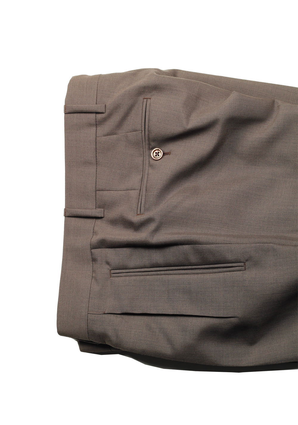 TOM FORD Shelton Brown Suit Size 46 / 36R U.S. In Mohair Wool