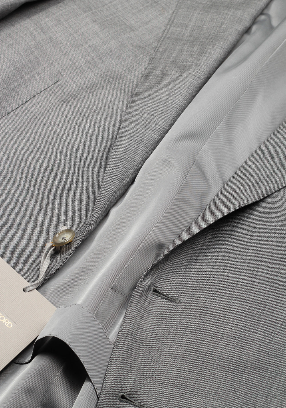 TOM FORD O'Connor Gray Suit Size 48 / 38R U.S. Wool Fit Y