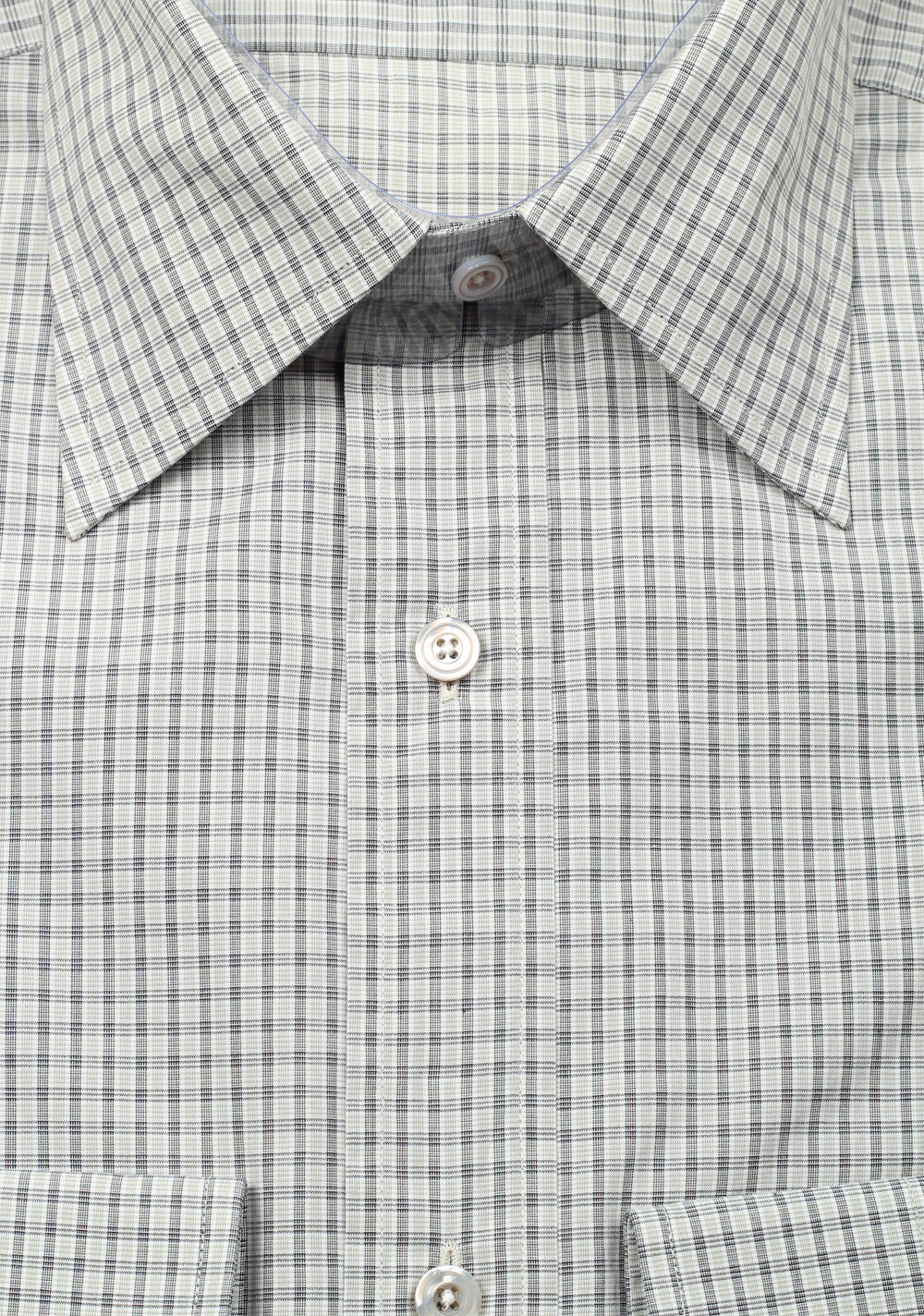 TOM FORD Checked Gray Dress Shirt Size 40 / 15,75 U.S.