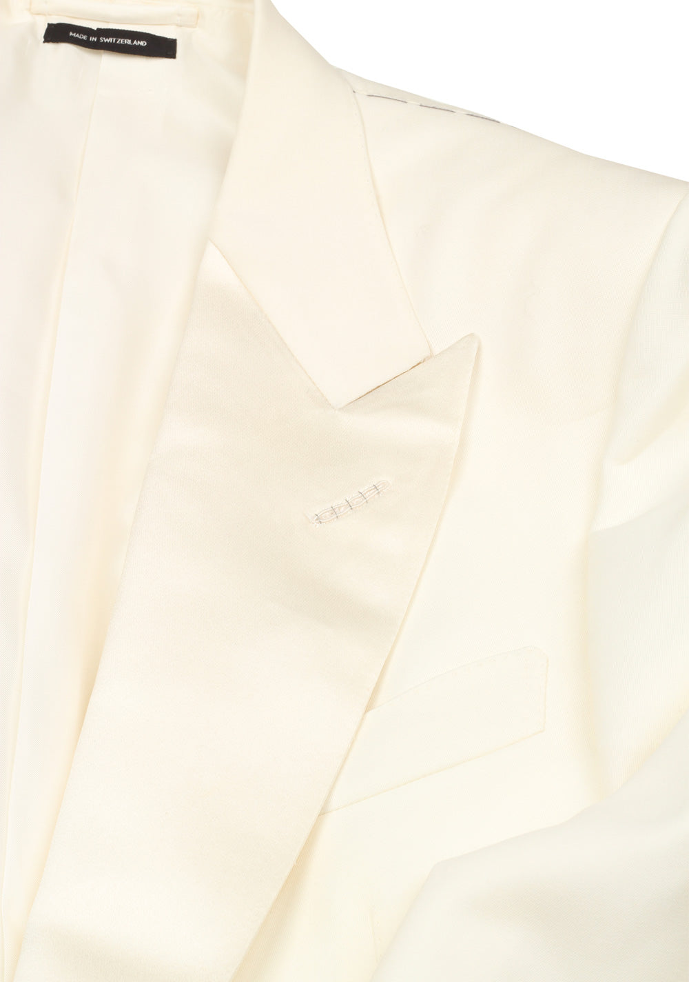TOM FORD Windsor Ivory Sport Coat Tuxedo Dinner Jacket Size 52 / 42R U.S. Fit A