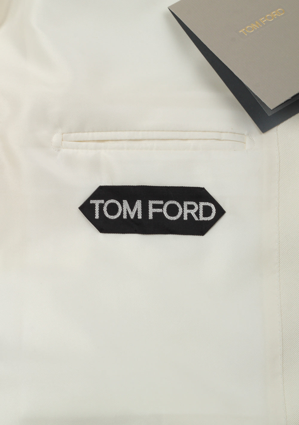 TOM FORD Windsor Shawl Collar Ivory Sport Coat Tuxedo Dinner Jacket Size 54 / 44R U.S. Fit A