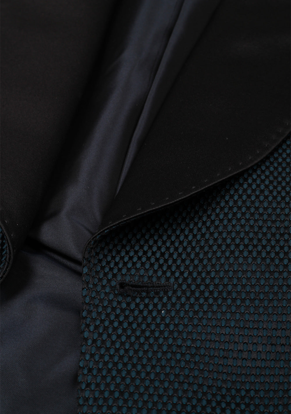 TOM FORD Shelton Green Black Sport Coat Tuxedo Dinner Jacket Size 46 / 36R U.S.