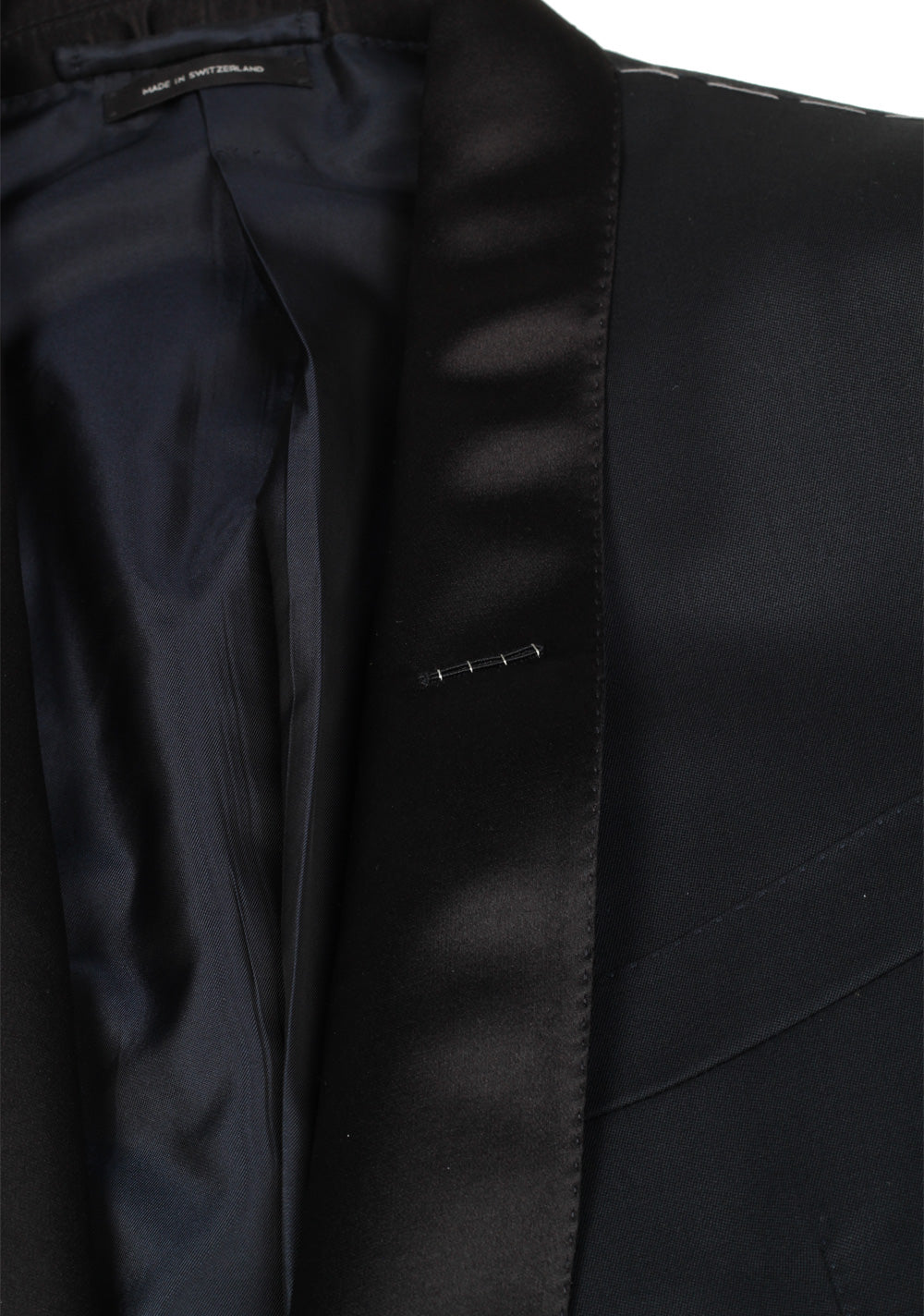 TOM FORD O'Connor Shawl Collar Black Sport Coat Tuxedo Dinner Jacket Size 48 / 38R U.S. Fit Y
