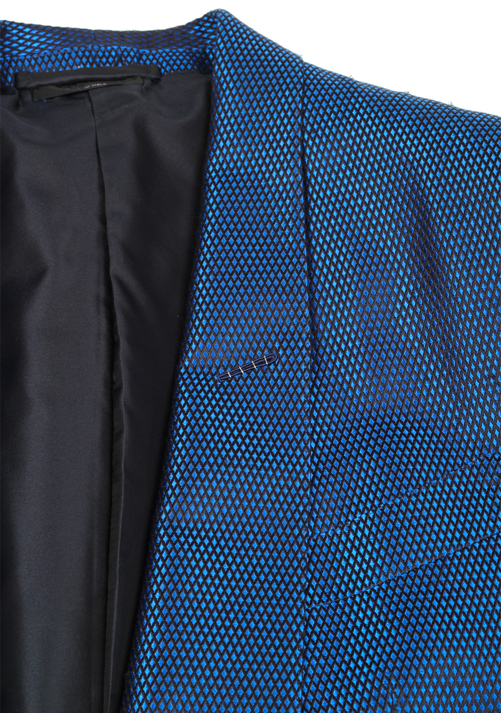 TOM FORD O'Connor Shawl Collar Blue Sport Coat Tuxedo Dinner Jacket Size 48 / 38R U.S. Fit Y