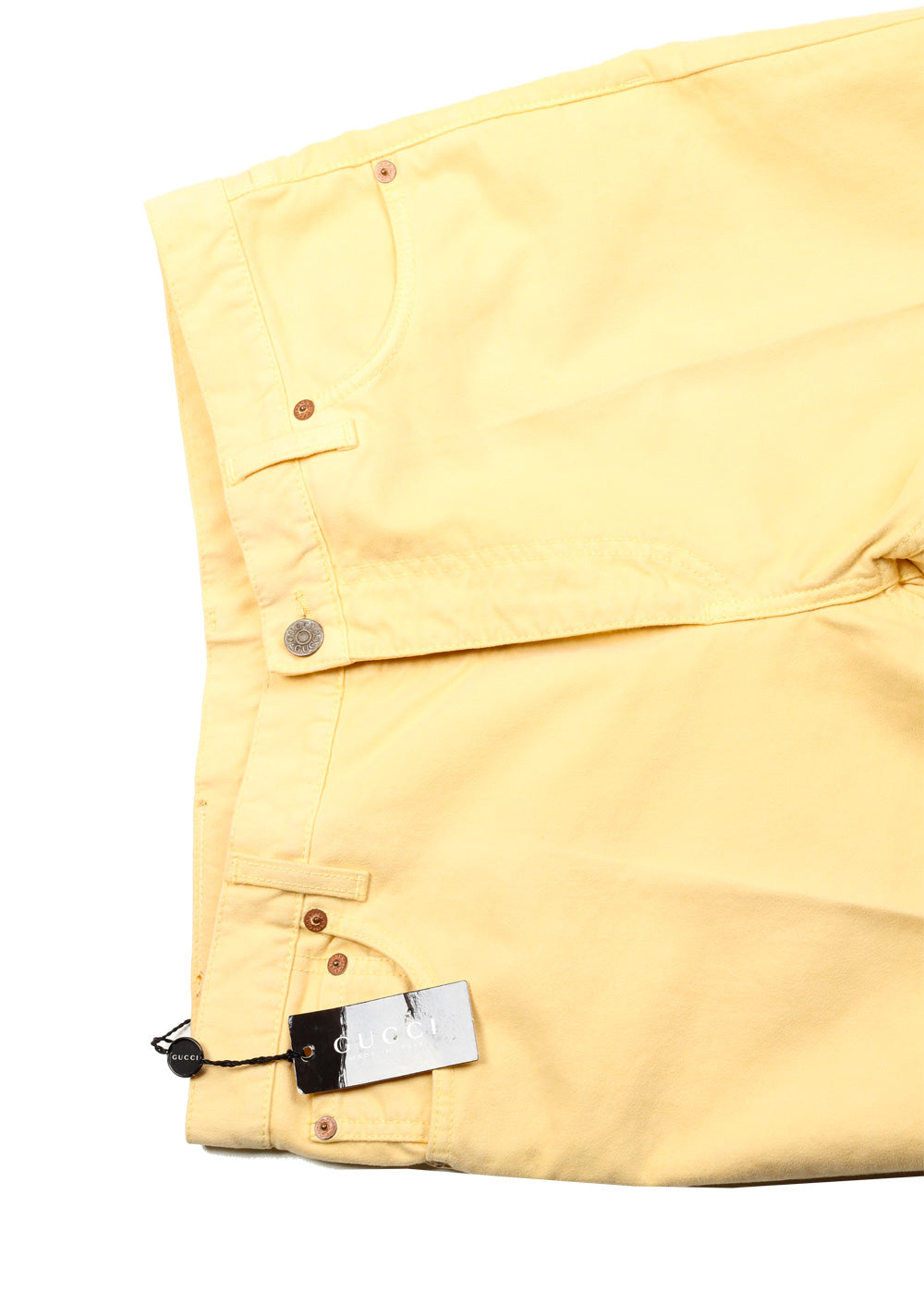 Gucci Yellow Trousers Size 46 / 30 U.S. In Cotton