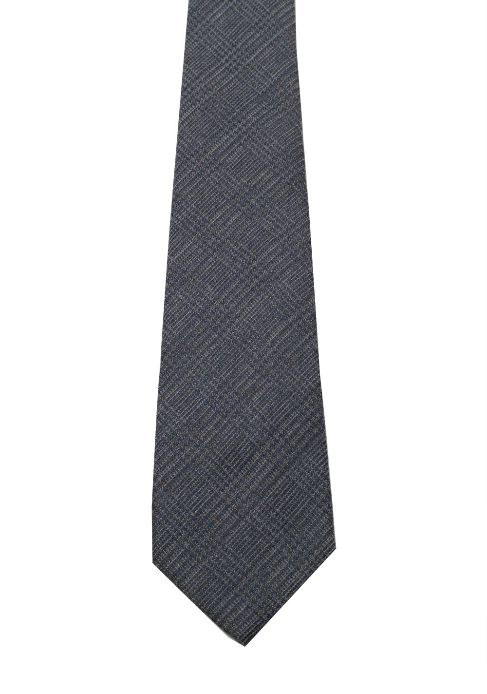 Gucci Gray Patterned Check Tie
