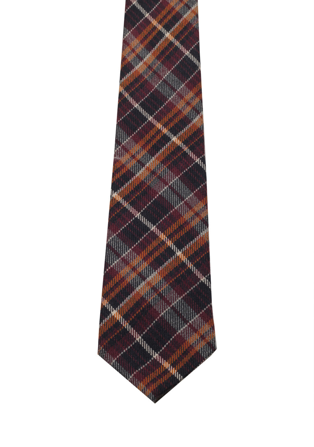 Gucci Brown Patterned Checked Tie