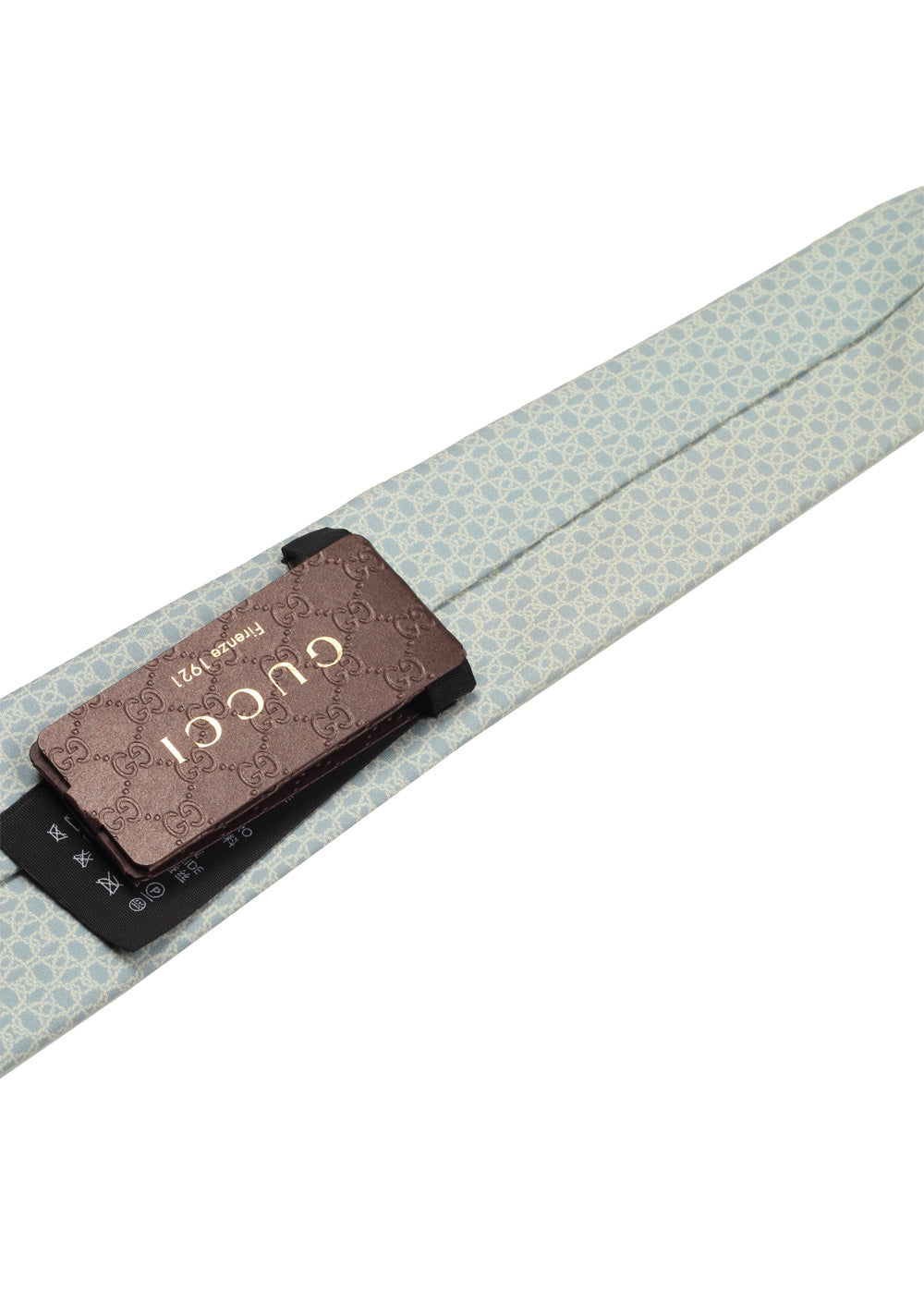 Gucci Gray Patterned Tie