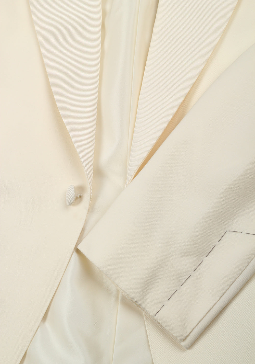 TOM FORD Windsor Ivory Sport Coat Tuxedo Dinner Jacket Size 56L / 46L U.S. Fit A