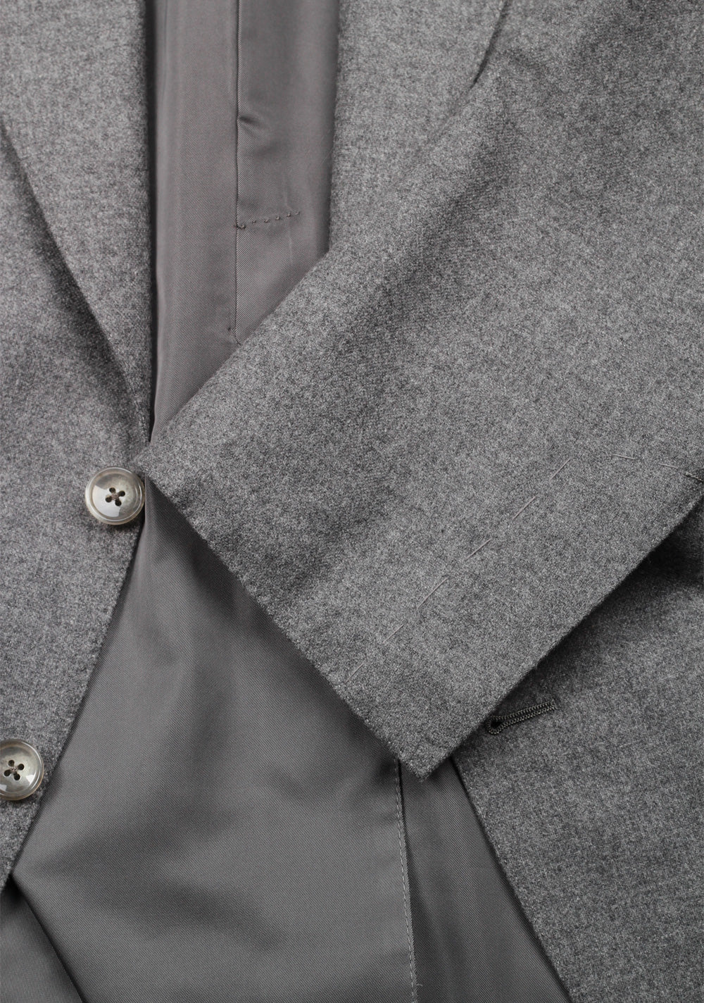 TOM FORD Shelton Gray Flannel Suit Size 50 / 40R U.S. In Wool
