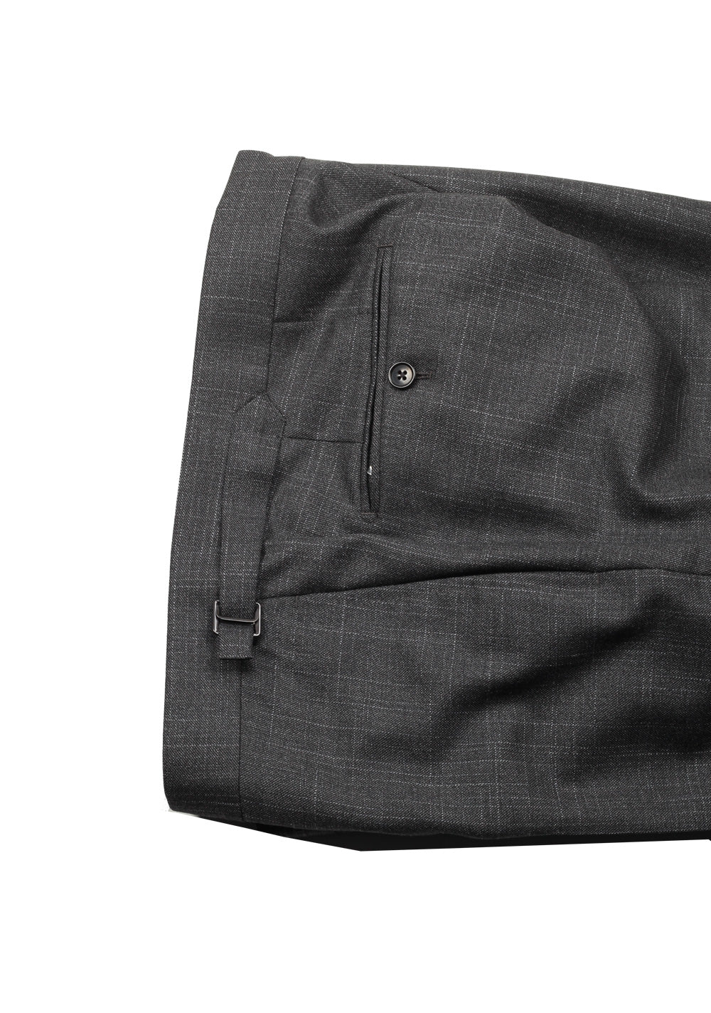 TOM FORD Shelton Checked Gray Suit Size 54 / 44R U.S. In Wool Silk