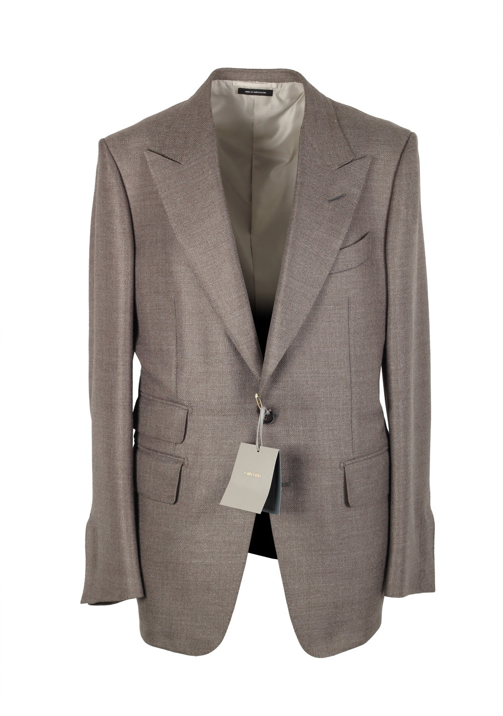 TOM FORD Shelton Beige Sport Coat Size 54 / 44R Wool Rayon