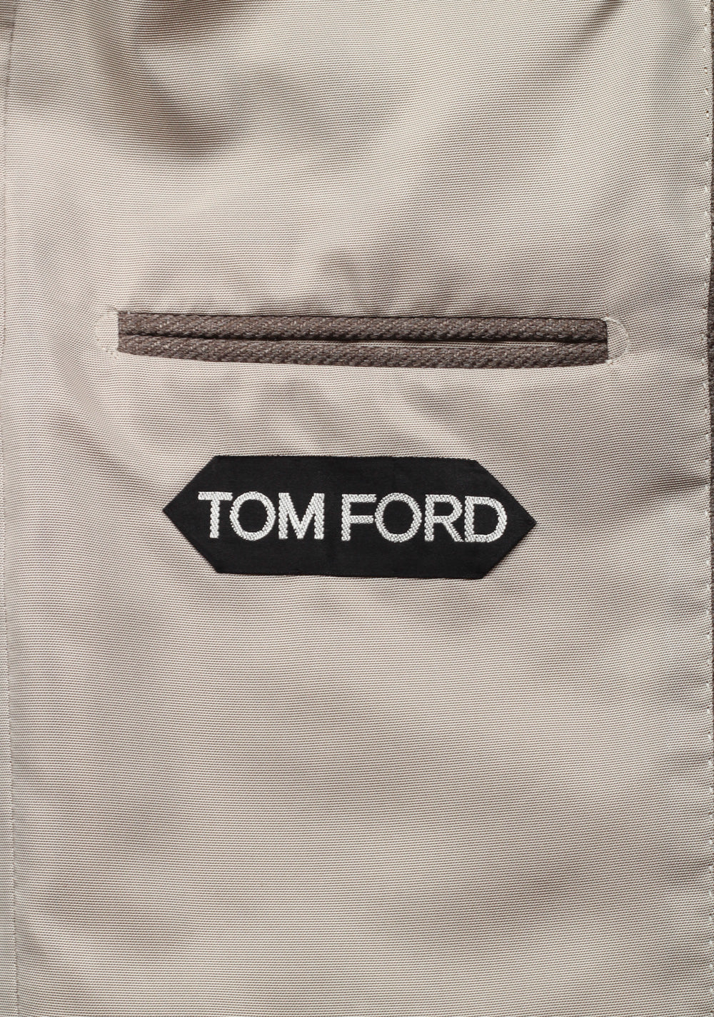 TOM FORD Shelton Beige Sport Coat Size 54 / 44R Wool Rayon
