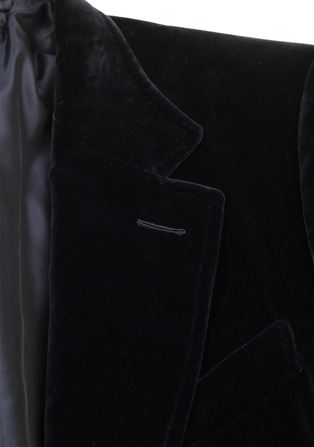 TOM FORD Shelton Velvet Black Sport Coat Size 52 / 42R U.S. Cotton
