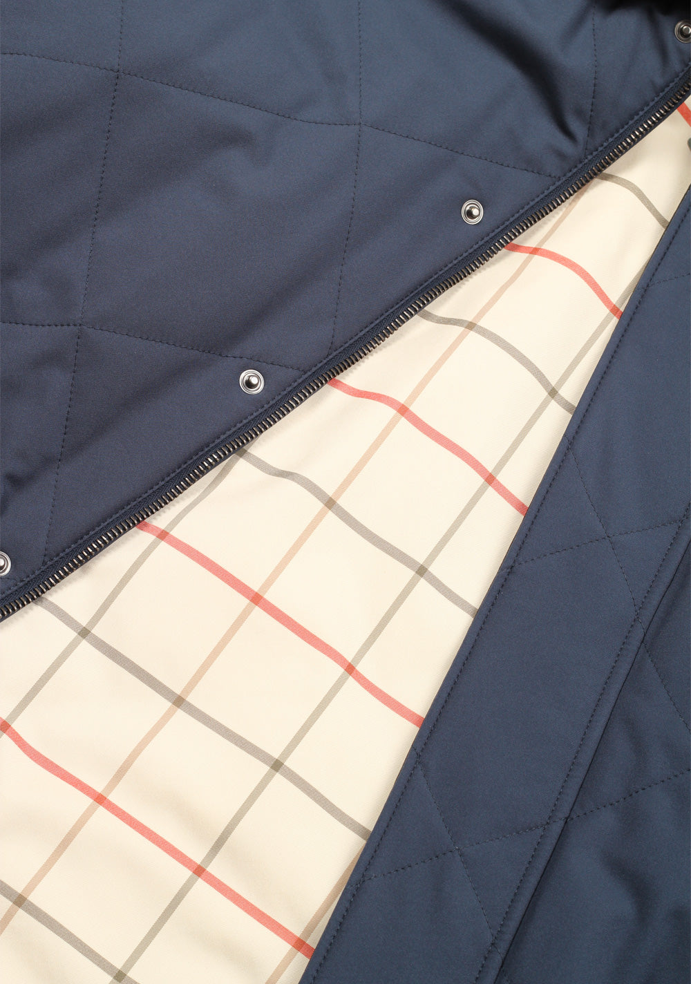 Loro Piana Blue Storm System Quilted Horsey Coat Size S Small Outerwear