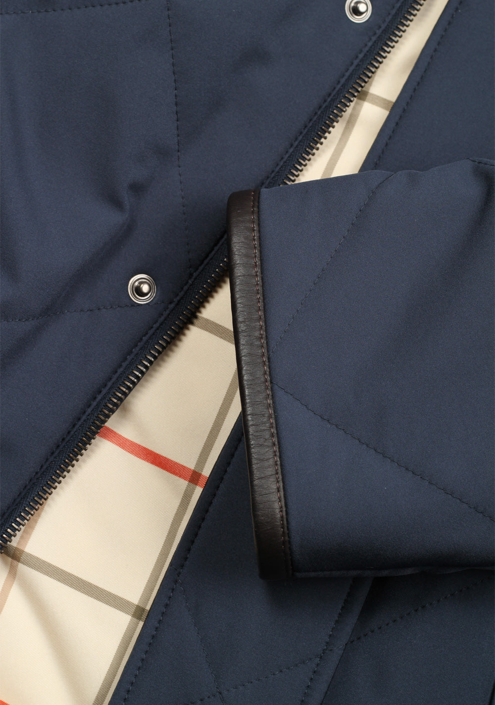 Loro Piana Blue Storm System Quilted Horsey Coat Size S Small Outerwear