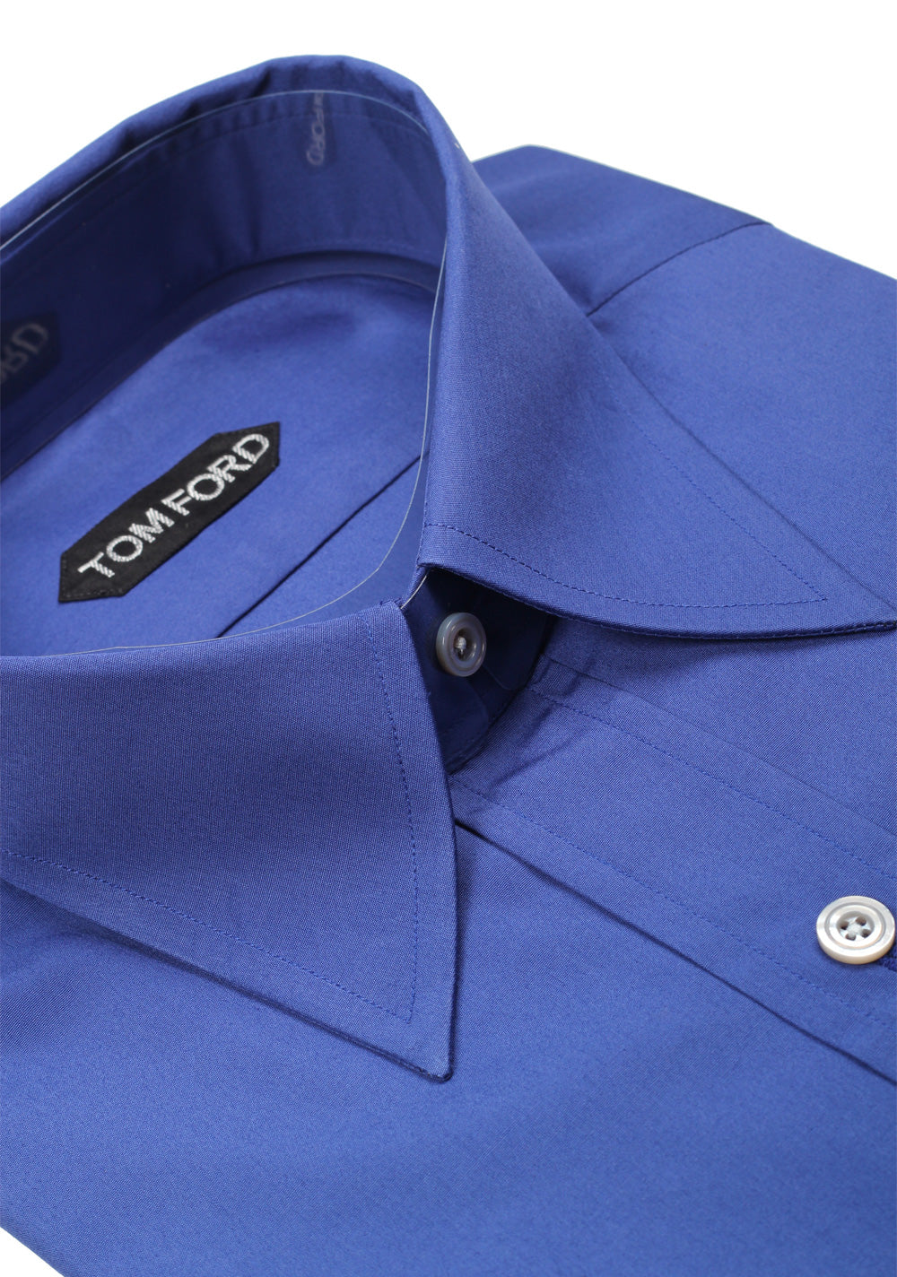 TOM FORD Solid Blue Dress Shirt Size 39 / 15,5 U.S.