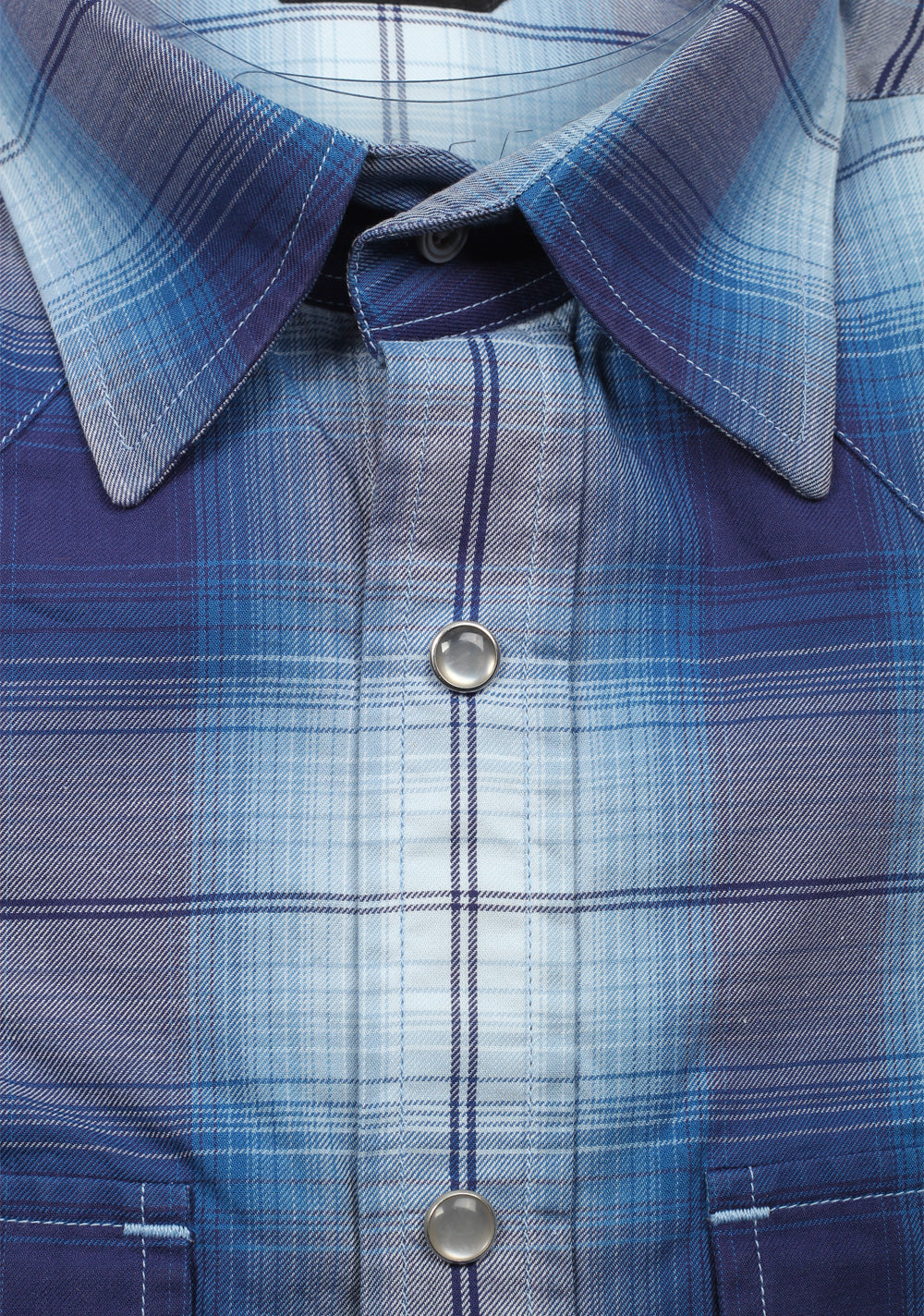 TOM FORD Checked Denim Casual Shirt Size 39 / 15,5 U.S.