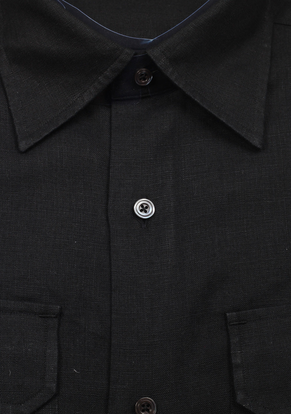 TOM FORD Solid Black Casual Shirt Size 39 / 15,5 U.S.