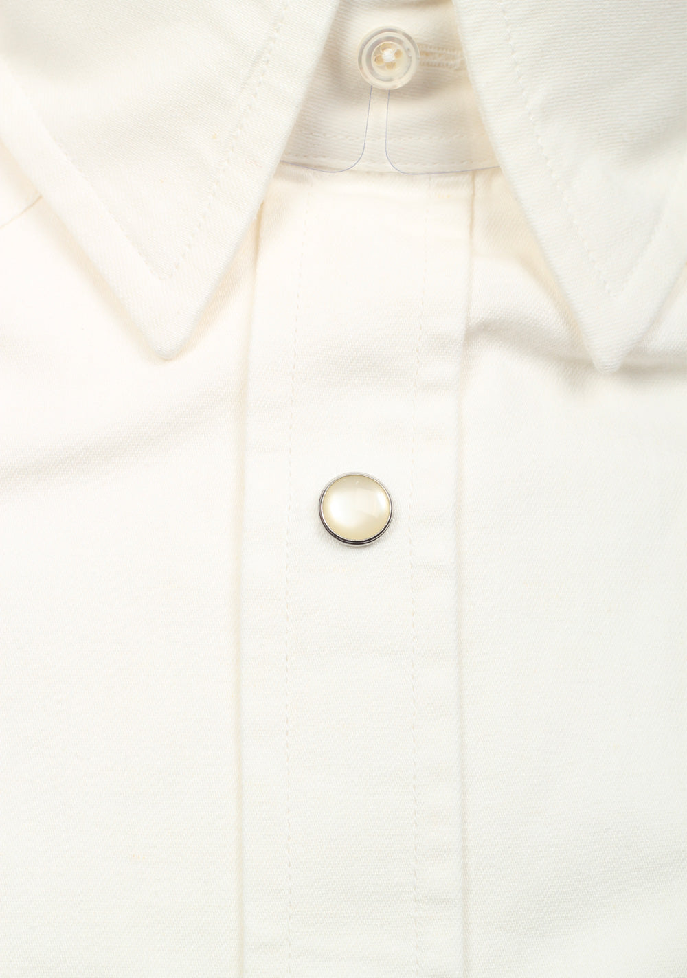 TOM FORD Solid White Casual Shirt Size 41 / 16 U.S.