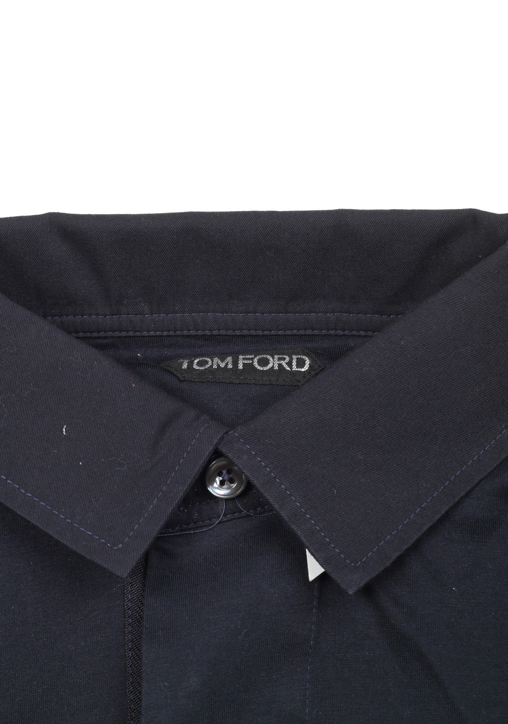 TOM FORD Blue Long Sleeve Polo Shirt Size 50 / 40R U.S.