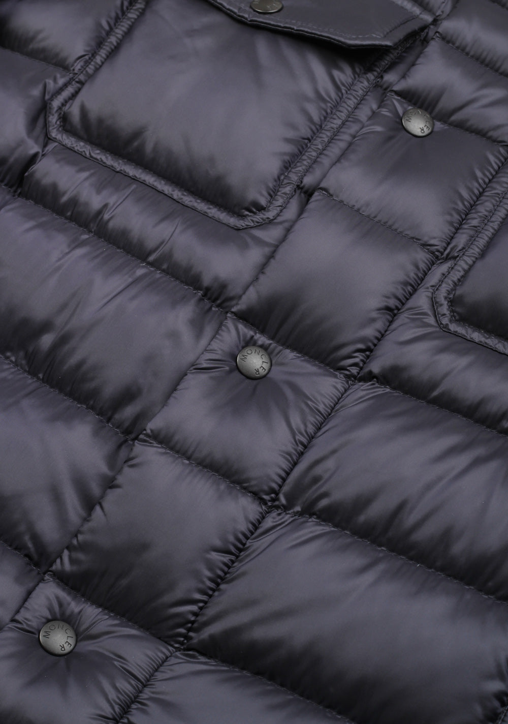 Moncler Blue Forbin Quilted Down Jacket Coat Size 1 / S / 46 / 36 U.S.